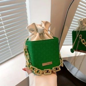 Green luxury handbag